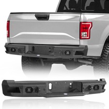 Off-road Steel Rear Bumper Back Bar Wled Lights For F-150 2018 2019 2020 Ford Off-road Steel Rear Bumper Back Bar Wled Lights For F-150 2018 2019 2020 Ford