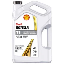 Shell RotellaT1 SAE 30 Conventional Heavy Duty Diesel Motor Oil 1Gallon API CF-2