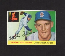 #106 FRANK SULLIVAN, Red Sox~ 1955 Topps/SPORTS ILLUSTRATED magazine insert card