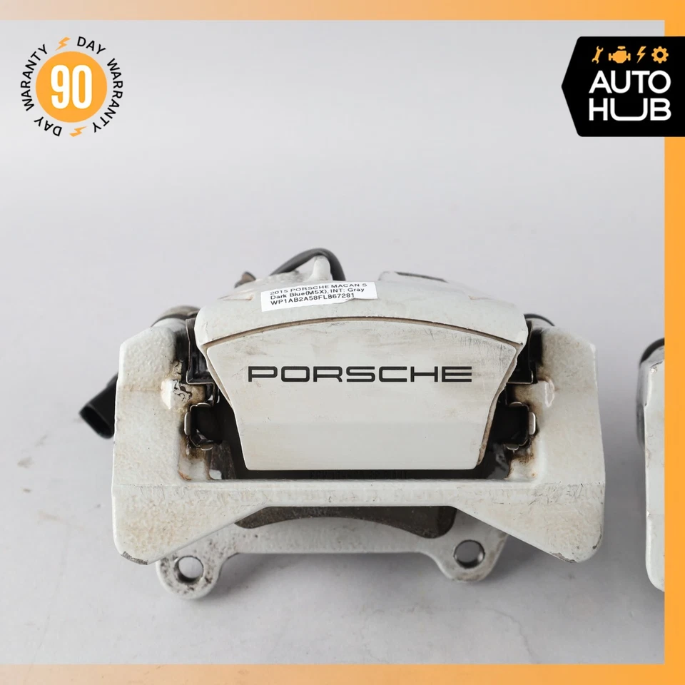 15-18 Porsche Macan S 95B Rear Brake Calipers Left & Right Set OEM - Image 2 of 4