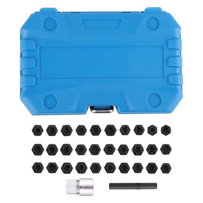 32pc Wheel Lock Lug Nut Master Key Removal Socket Tool Kit for Mercedes-Benz ML