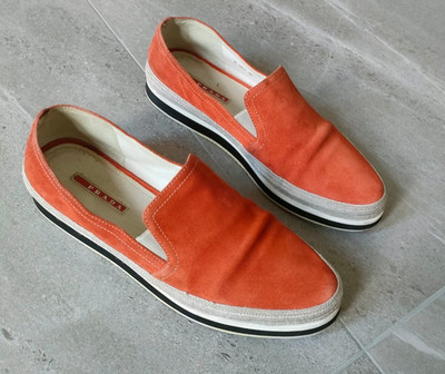 Prada Schuhe Damen Loafer Mokassin Slipper Gr.39