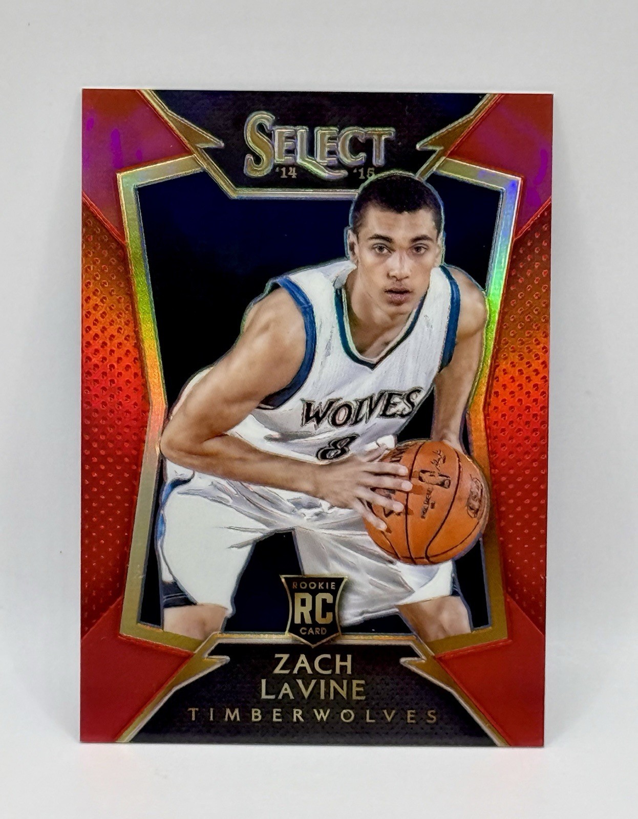 2014-15 Panini Select Concourse Red Prizm /149 Zach LaVine #84 Rookie RC