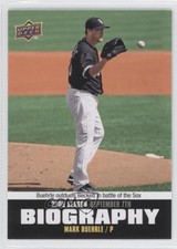 2010 Upper Deck Season Biography Mark Buehrle #SB-176 0l2