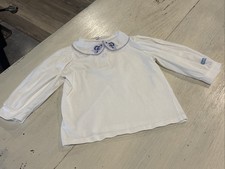 OshKosh B Gosh Girls 2T Collared Button Embroidered Shirt Vintage Long Sleeve