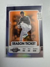 2021 Panini Contenders Optic #42 Jonathan Gray Orange Prizm /49 Season Ticket