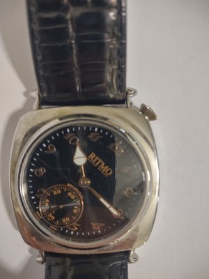 Ritmo Mundo Unitas Mechanical Mens Watch  ~ Swiss Made Movement 