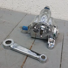 RHD Chrome GM Vega Manual Steering Box w/ Chrome Pitman Kit - RIGHT HAND DRIVE