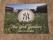 New York Yankees 2026 Wall Calendar Schedule SGA Stadium Baseball Judge April 4
