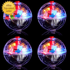 4 Pieces Ghost Hunting Cat Ball Motion Light up Cat Balls LED Motion Activated