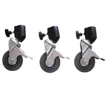Wheel Caster Set for Light Stands - Pack Of 3