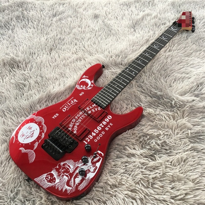 Kirk Hammett Ouija Red Electric Guitar Rosewood Fingerboard