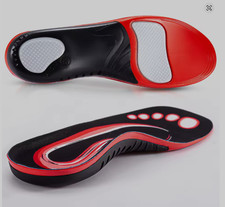 Heavy Duty High Arch Insoles 220 lbs Shock Absorbing Support for Flat Feet