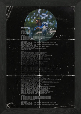 J. Cole Gerahmtes Wandbild Poster Leinwanddruck Bild