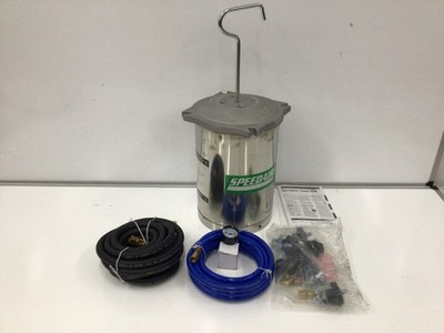 Speedaire 6Z899 2.5 Gal Capacity 50 Max PSI Stainless Steel Paint Tank