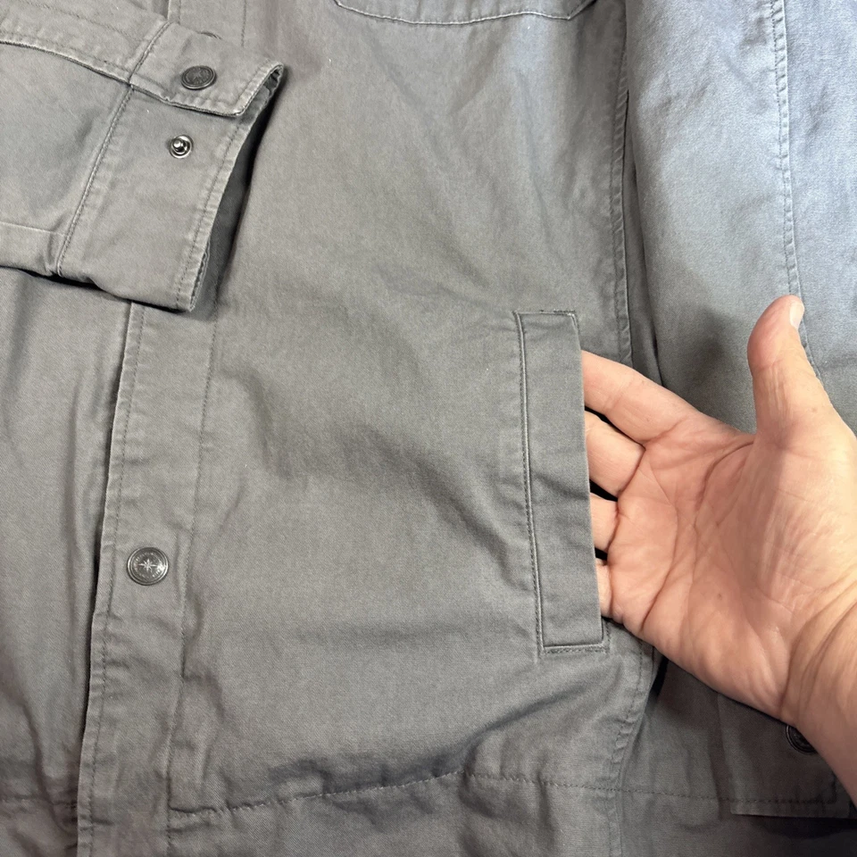 Canvas Chore Coat Mens 2XL Barn Farm Cowboy Polaris Ranger Jacket Lined - Image 3 of 4