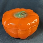 Vintage Pumpkin Milkglass ~Fired on Paint ~Collectible ~ RARE ~ RARE~3”