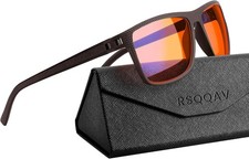 Gaming Glasses, Anti Blue Light Glasses Men, Lightweight Frame Square UV400