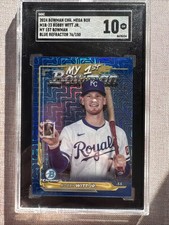 2024 Bowman Chrome Mega Box Bobby Witt Jr My 1st Bowman Blue Refractor/150 SGC10