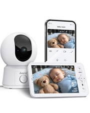 Babyphone Camera Bébé, Baby Phone Vidéo Connecté Smartphone, Baby Moniteur