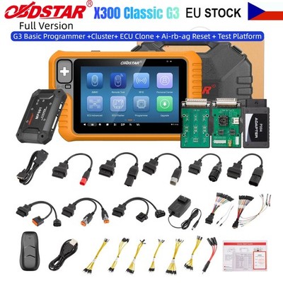 OBDSTAR X300 Classic G3 Programmer+Cluster+SRS Reset+E-CU Clone+Test Platform