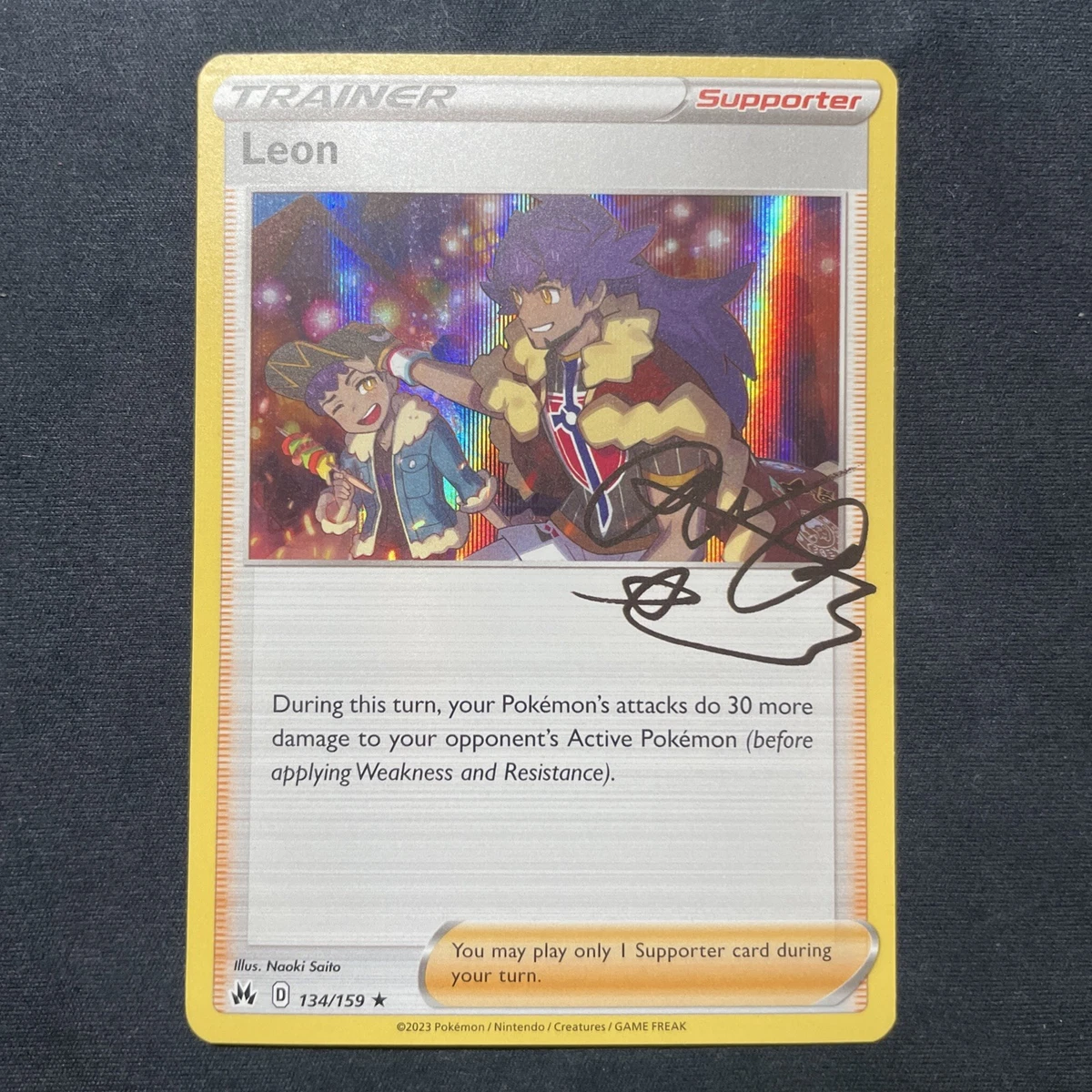 pokemon leon rare league card Leon Pokémon TCG Cards for sale
