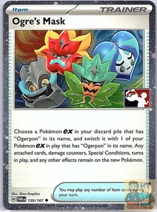 Ogre's Mask 159/167 Prize Pack Series Cosmos Holo