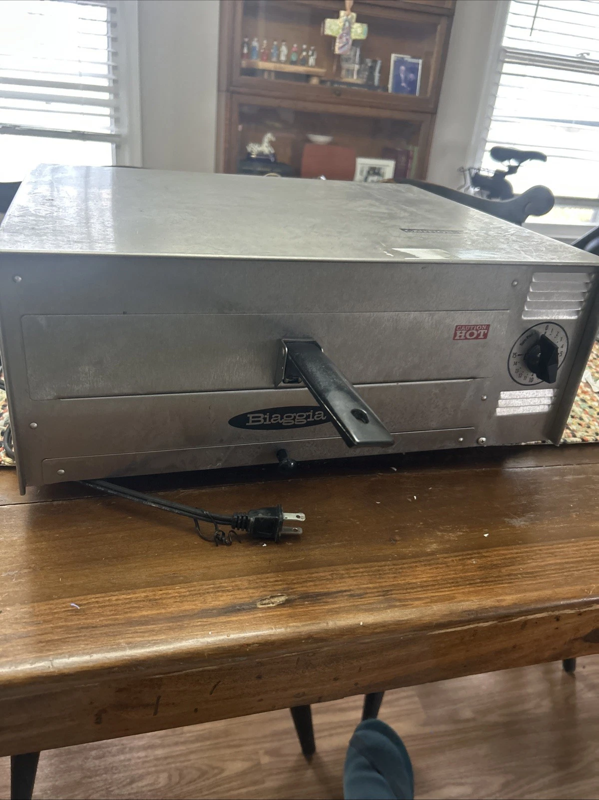 Biaggia Pizza Oven Model 502 Counter Small Appliance Stainless Steel Tested Work
Opens in a new wind
