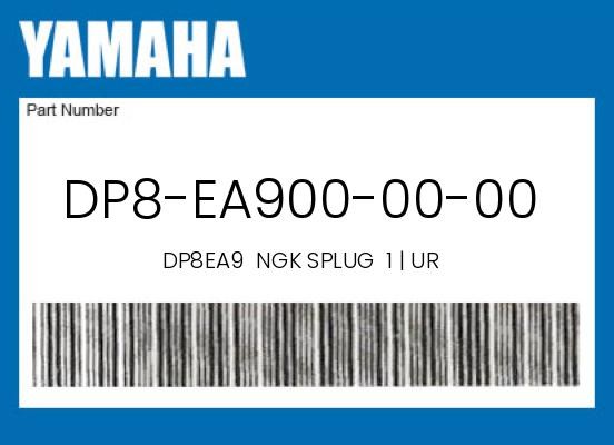 Yamaha Genuine Dp8Ea9  Ngk Splug  1  Ur - Dp8-Ea900-00-00