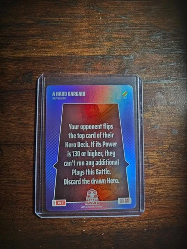 2025 Bo Jackson Battle Arena Update A Hard Bargain SSP Foil Bonus Play BPL-17