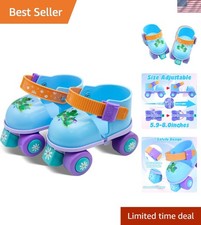 Toddler Roller Skates Ages 2-5, Adjustable Sizes, Fun Cartoon Style for Learning
