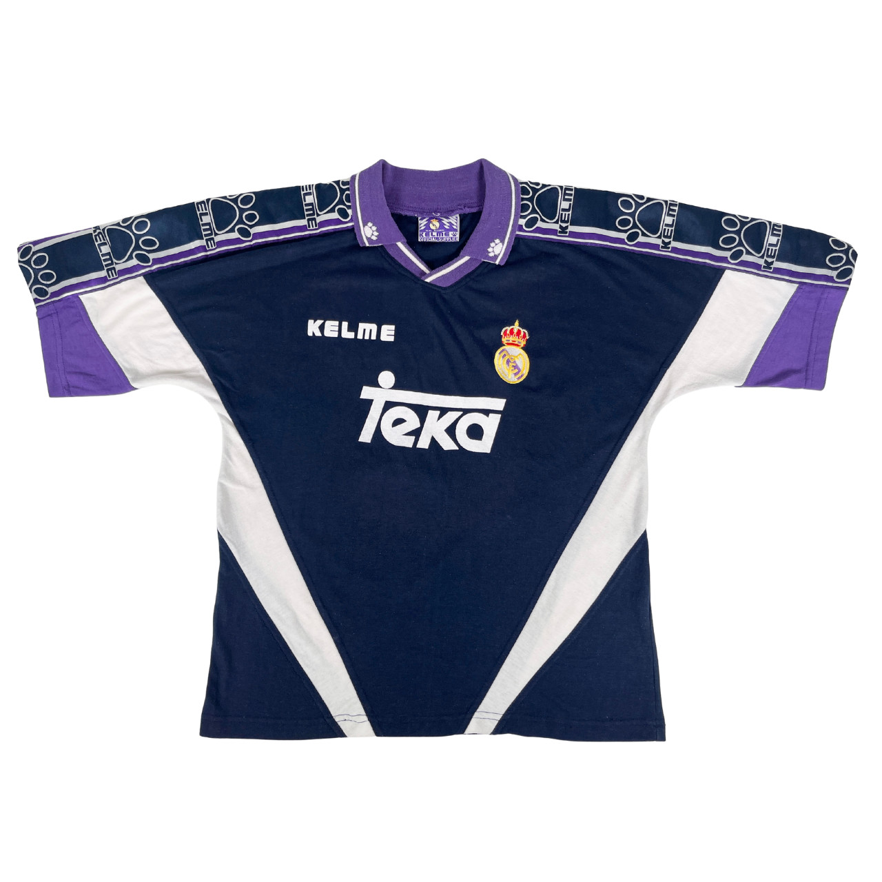 Real Madrid 1997/98 KELME Training Football Shirt M Spain Vintage Soccer Jersey