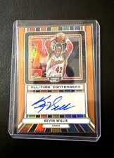 2022-23 Panini Contenders Optic Orange Kevin Willis Auto 4/25