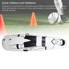 Soccer Inflatable Dummy PVC ABS Football Practice Dummy Lightweight For Training