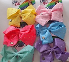 Haarschleifen/Haarspangen (Haarschmuck 6 verschiedene Farben zum aussuchen)