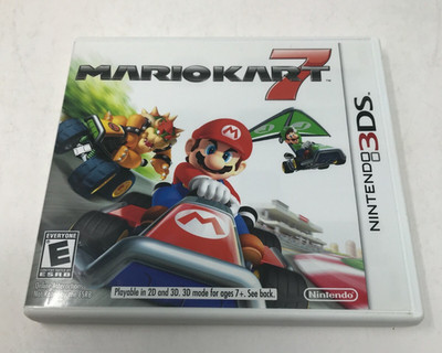 Case and Manual Only NO GAME Mario Kart 7 Nintendo 3DS Authentic