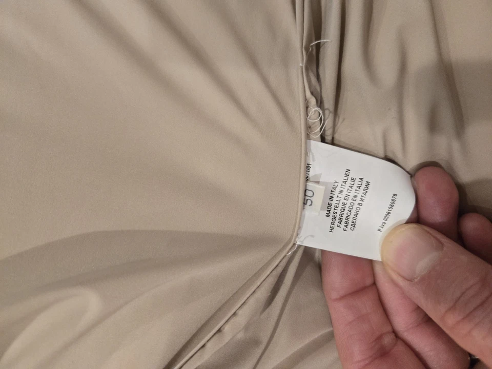 Gran Sasso Offwhite кремовый вельвет зимний жилет куртка - Изображение 4 из 4