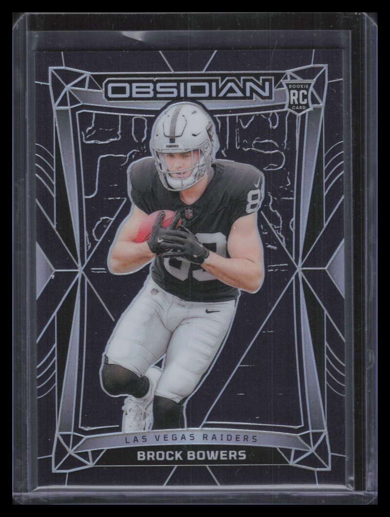 2024 Panini Obsidian 101 Brock Bowers Rookie
