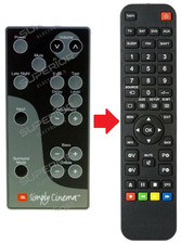 Ersatz Fernbedienung für JBL ESC-XCITE - ESC333 - ESC340 - ESC360 Simply Cinema