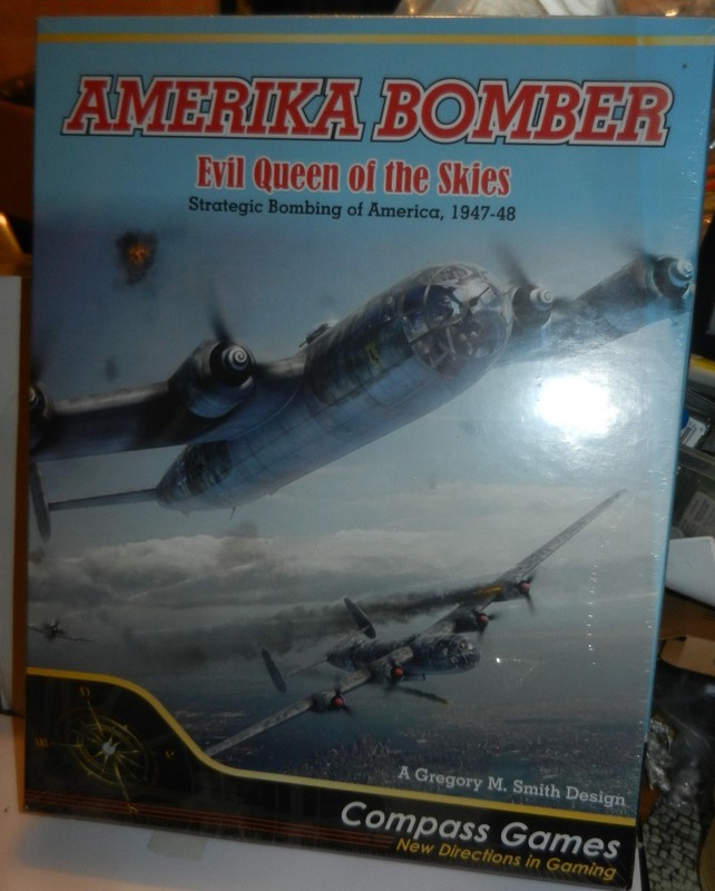 AMERIKA BOMBER SOLO BOARDGAME COMPASS GAMES.STILL SEALED.