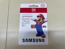Nintendo Switch 2 Micro SD Express Card 256GB MARIO Edition Samsung New Sealed 