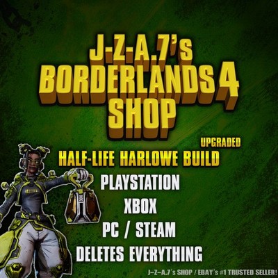 Borderlands 4  HALF-LIFE HARLOWE BUILD BL4 NEW STATUS EFFECT  PC-PS-XBOX MOXSY