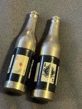 PAIR Vintage KEMCO Lighter Bottle 4 Aces Unused NOS old stock lot of 2