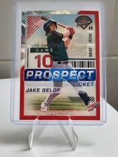2024 Panini Prospect Edition - Jake Gelof #196 Red Ice Prizm