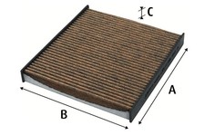 Filter, Innenraumluft Valeo 701020 für VW