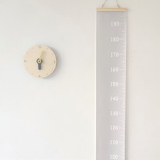 195cm Growth Chart Removable Nordic Style Solid Color Height Measurement Ruler