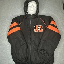 Cincinnati Bengals NFL G-III Men's Full-Zip Winter Jacket Soft Shell Hooded XL