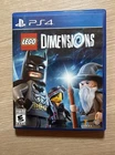 PS4 LEGO Dimensions (PlayStation 4, 2015) CIB Complete  Manual Tested MINT !!