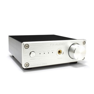 FX-AUDIO- DAC-X3J PRO [Silver] Hi-Res DAC ES9023P USB bus power drive High power