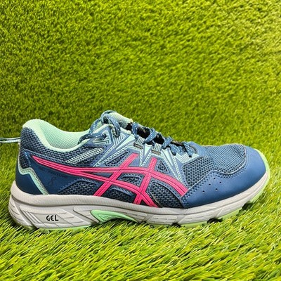 Asics Gel-Venture 8 Womens Size 9D Blue Pink Athletic Running Shoes Sneakers